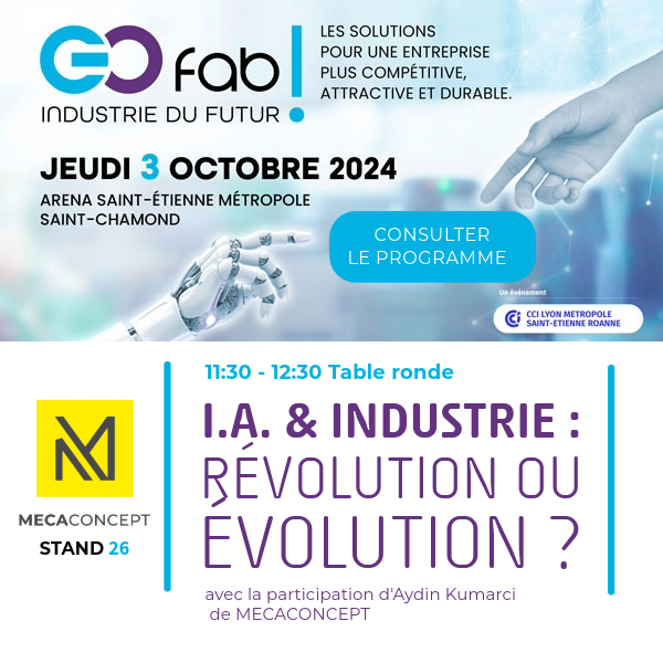 mecaconcept table ronde ur intelligence artificielle  GoFab 2024